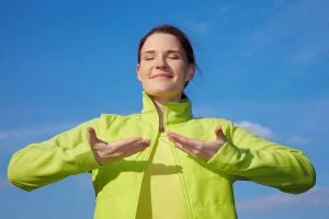 bigstock Woman Doing Breathing Exercise 8143635
