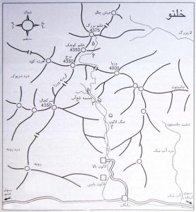 کروکی قله خلنو