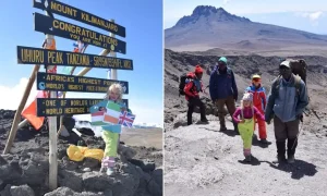 جوان ترین صعود کننده به کلیمانجارو