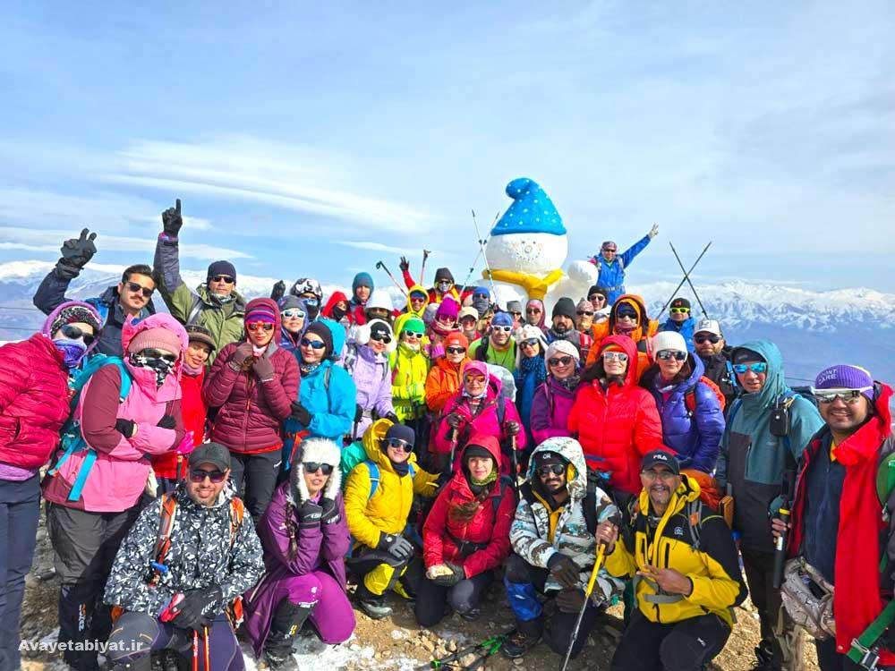 صعود به قله زرتشت (کامان) 4 صعود قله زرتشت