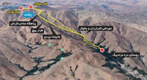 قله یخچال همدان؛ بام الوند و مسیر صعود به قله 4 مسیر دره مرادبیگ قله یخچال